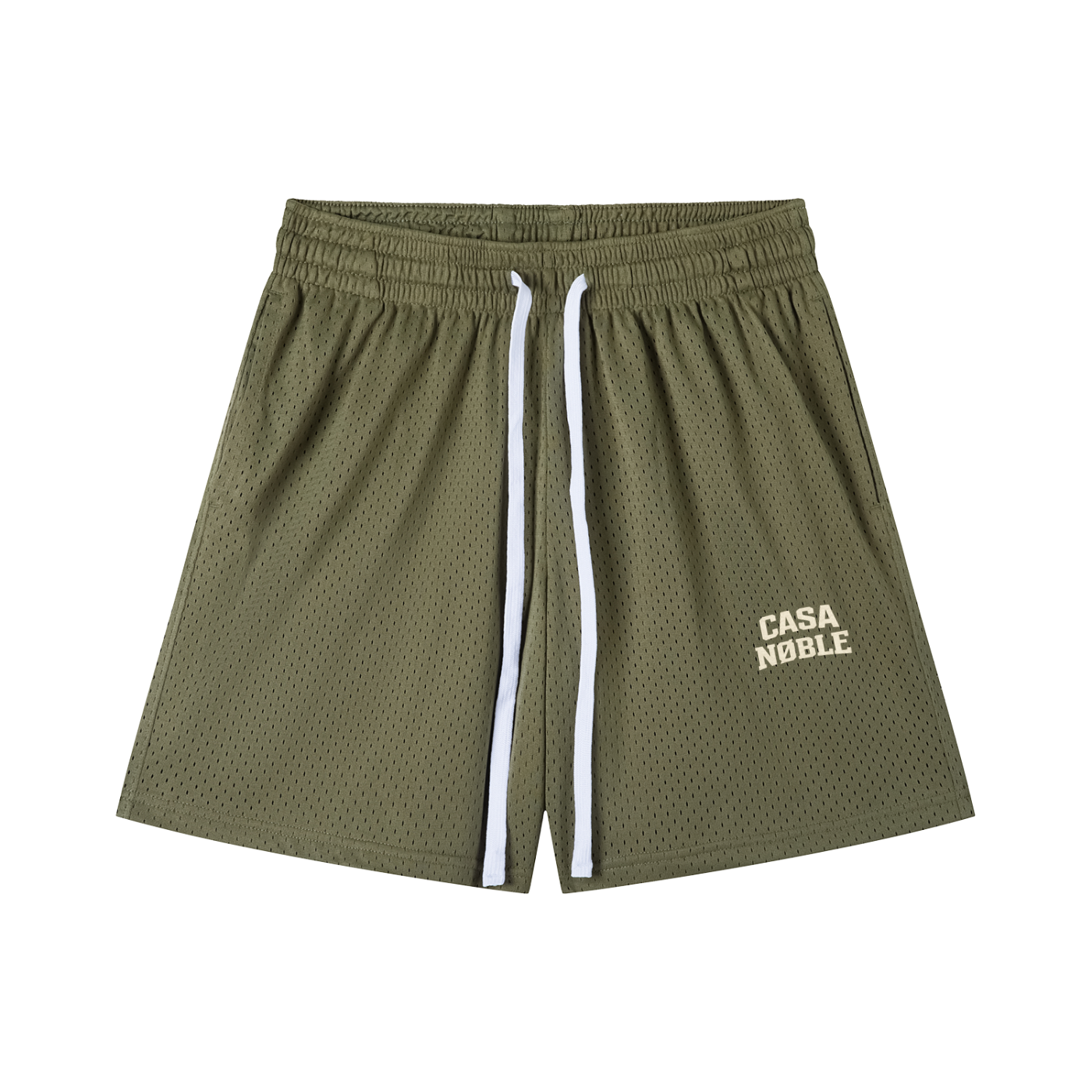 Mesh Drawstring Shorts