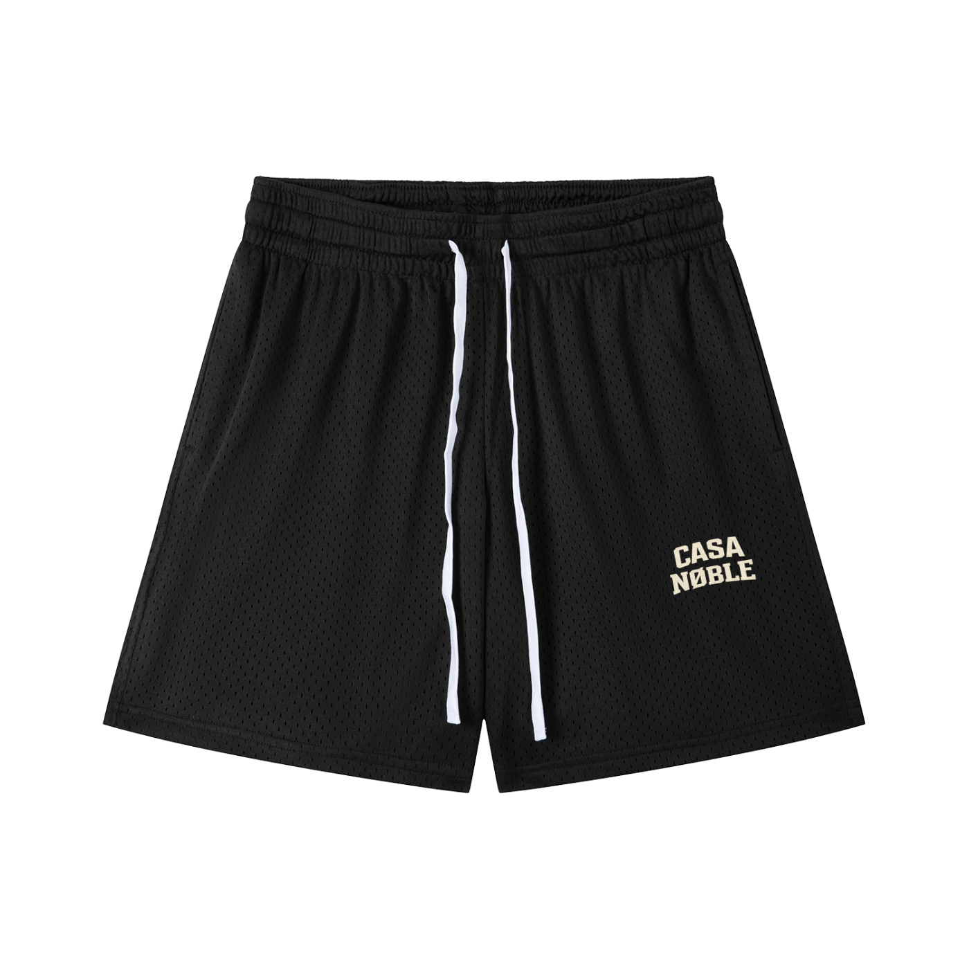 Mesh Drawstring Shorts