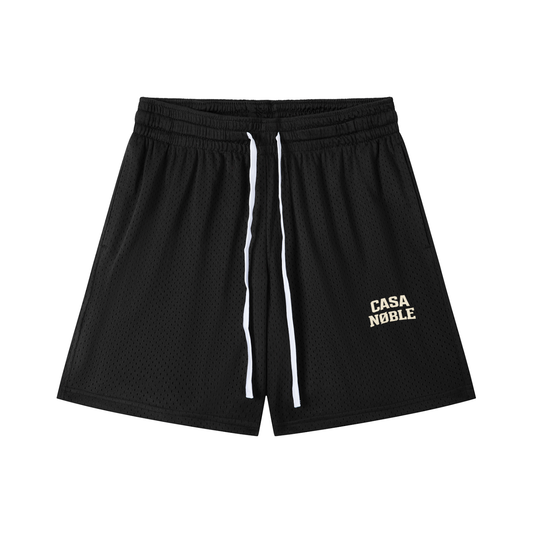 Mesh Drawstring Shorts