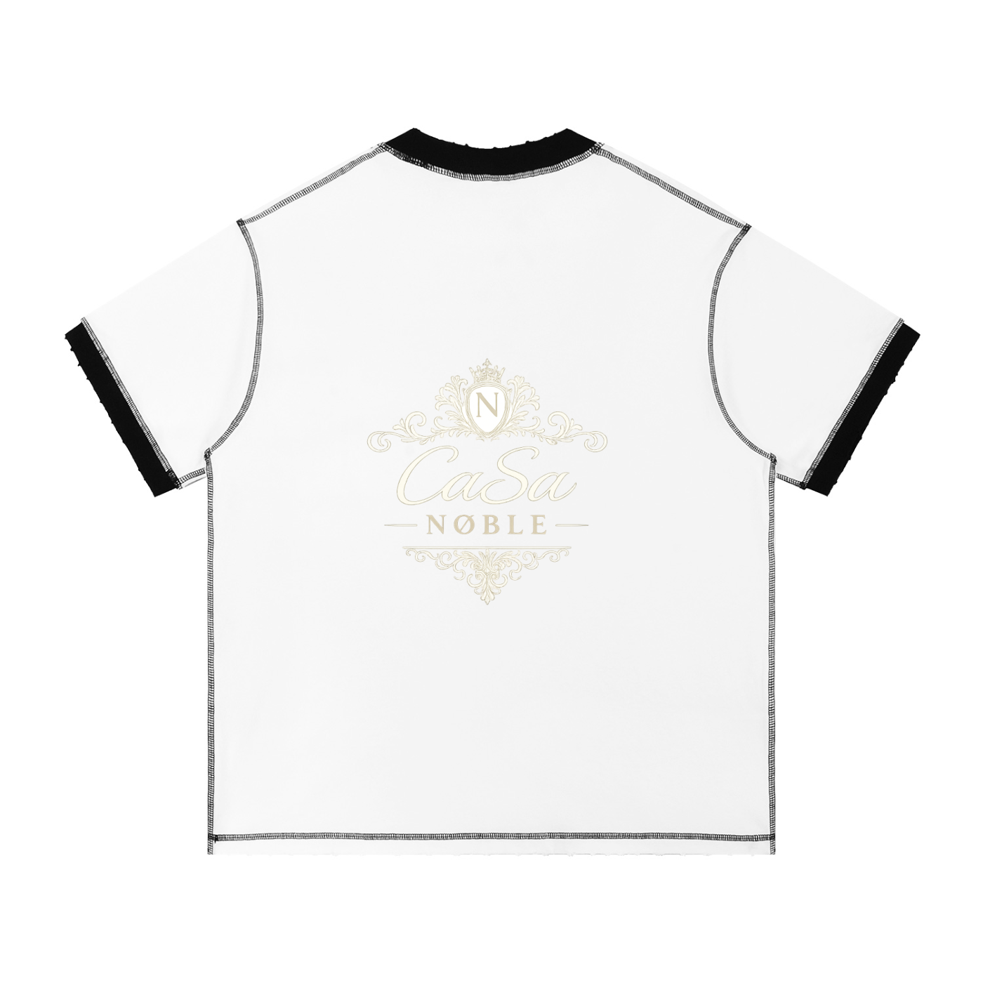 Contrast-Stitched Cotton T-Shirt