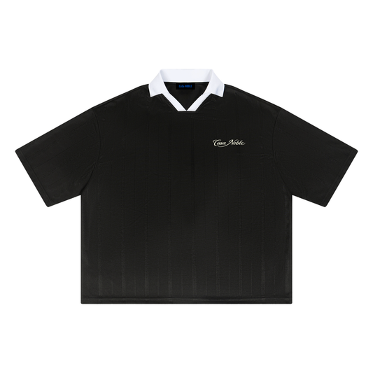 Unisex Striped Boxy Soccer Jersey