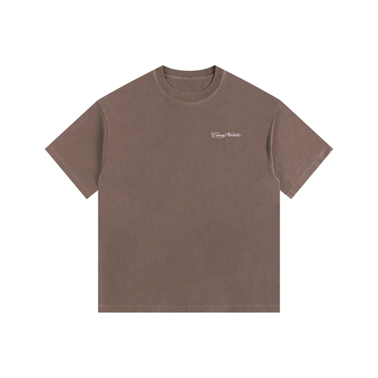 Vintage Washed Oversized Cotton T-Shirt